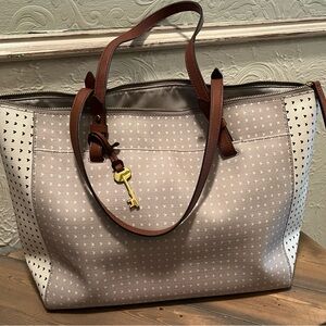 Rachel Tote. Gently used. Minor signs of wear on straps. Clean interior.